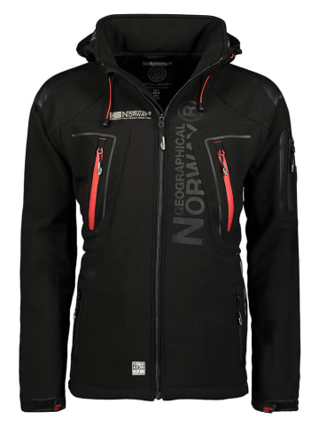 Geographical Norway Softshelljas "Techno" zwart