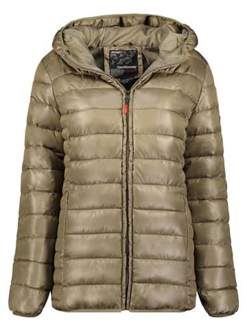 Geographical Norway Doorgestikte jas "Annecy" goudkleurig