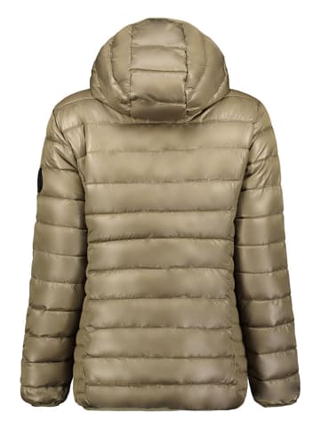 Geographical Norway Doorgestikte jas "Annecy" goudkleurig