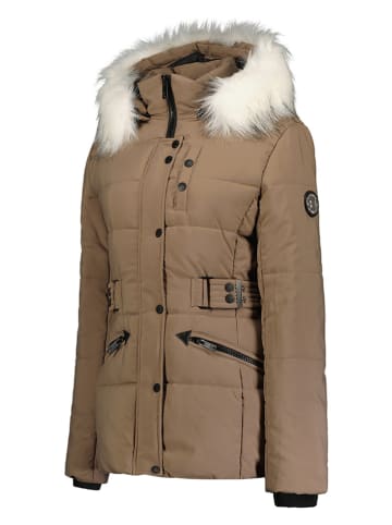Geographical Norway Doorgestikte jas "Chester" taupe