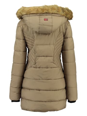 Geographical Norway Steppmantel "Abeille" in Taupe
