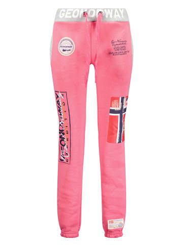 Geographical Norway Spodnie dresowe "Moliere" w kolorze różowym