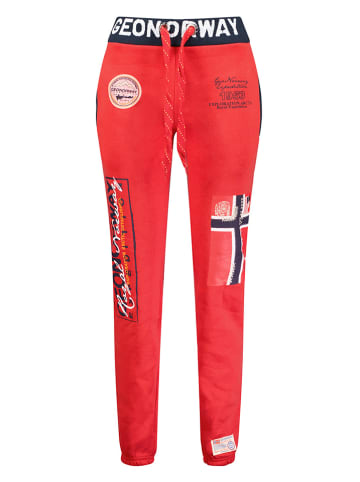 Geographical Norway Spodnie dresowe "Moliere" w kolorze czerwonym