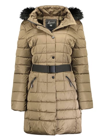 Geographical Norway Steppmantel "Anemone" in Taupe