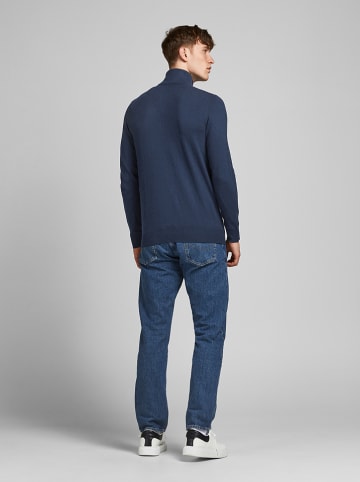 Jack & Jones Sweter "Emil" w kolorze granatowym
