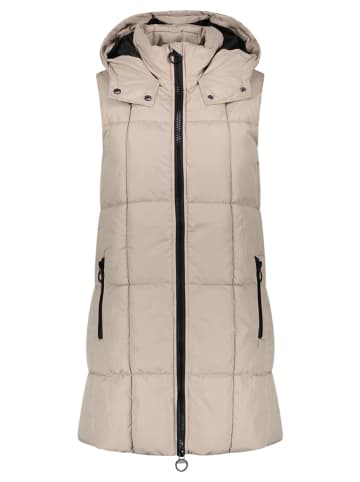 JDY Doorgestikte bodywarmer "Daisy" zandkleurig