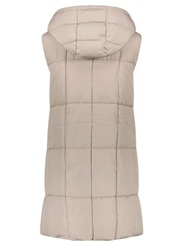 JDY Doorgestikte bodywarmer "Daisy" zandkleurig