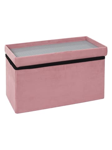 The Home Deco Kids Sitztruhe in Rosa - (B)52 x (H)30 x (T)27 cm
