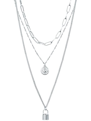 Tassioni Halskette mit Anhängern - (L)68 cm