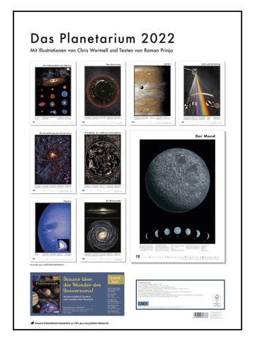 NEUMANNVERLAGE Wandkalender "Das Planetarium 2022"