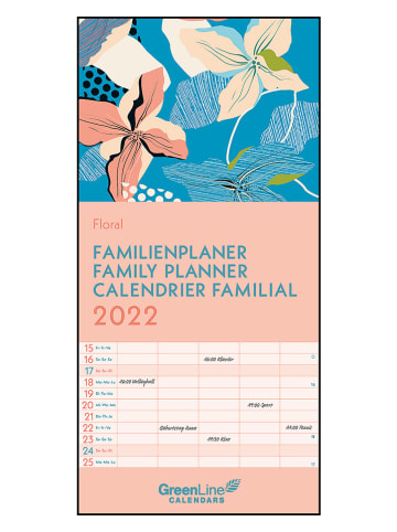 NEUMANNVERLAGE Familienplaner "Floral 2022"