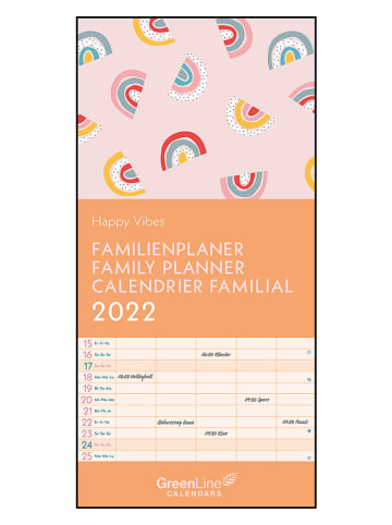 NEUMANNVERLAGE Familienplaner "Happy Vibes 2022"