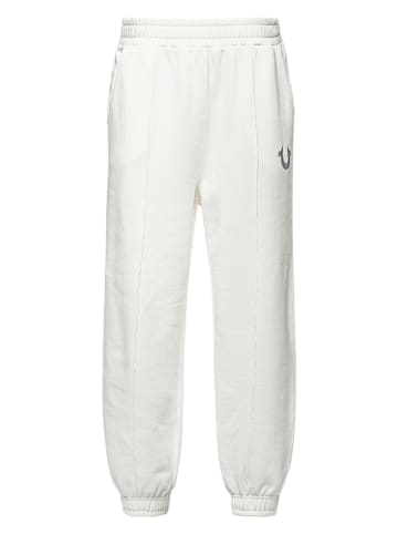 True Religion Spodnie dresowe w kolorze białym