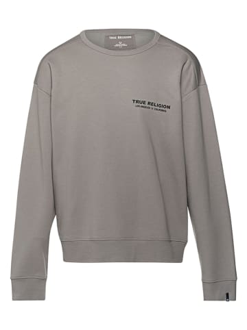 True Religion Bluza w kolorze szarym