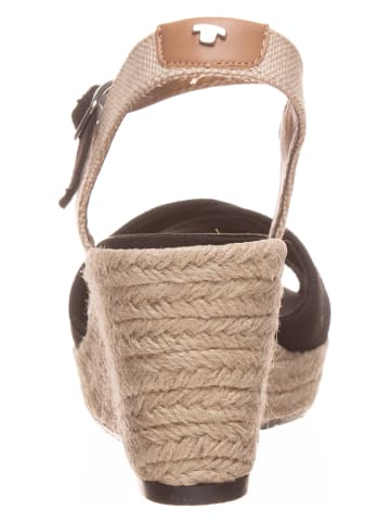 Tom Tailor Sleehaksandalen zwart