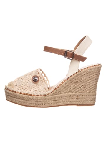 Tom Tailor Sleehaksandalen beige