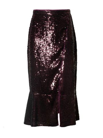 Pinko Paillettenrok bordeaux