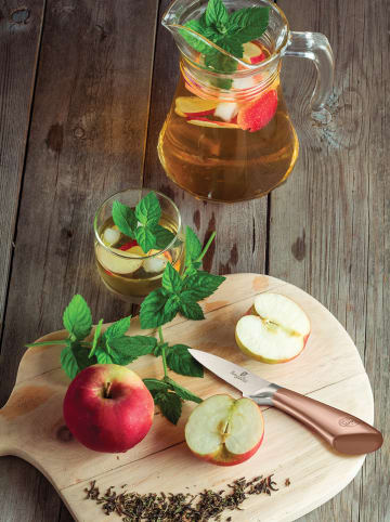 Berlinger Haus 8-delige keukenmessenset zilverkleurig/roségoudkleurig