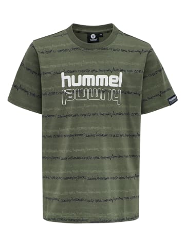 Hummel Koszulka "Drew" w kolorze zielonym