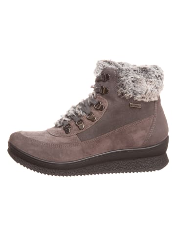 Avance shoes Leder-Boots in Grau