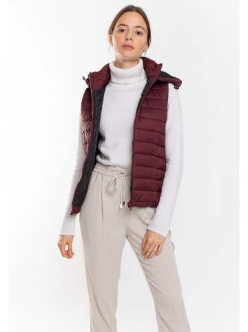 Northwood Doorgestikte bodywarmer "Lana" bordeaux