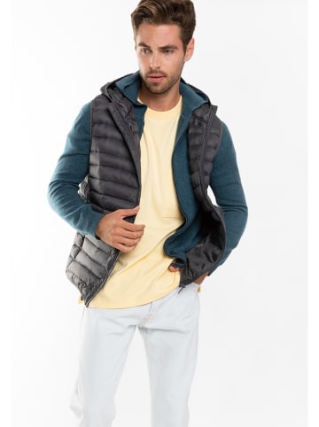 Northwood Doorgestikte bodywarmer "Park" antraciet