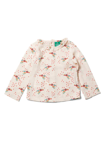 Little Green Radicals Bluse "Cherry blossom" in Creme