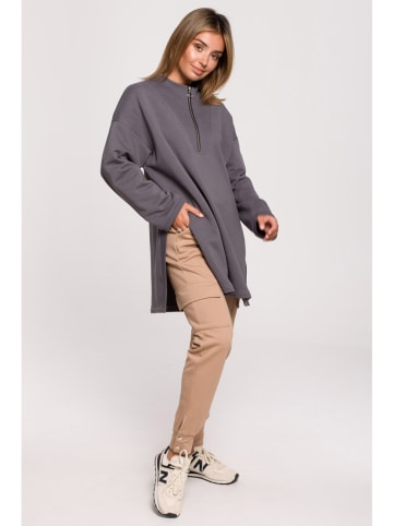 Be Wear Sweatshirt in Grau