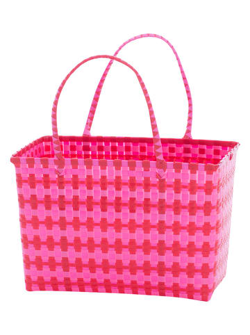 Overbeck and Friends Shopper bag "Jolie" w kolorze różowym - 43 x 28 x 23 cm