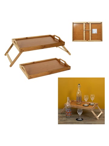Ethnical Life Dienblad naturel - (B)45 x (H)17 x (D)30 cm