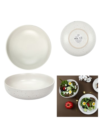 THE HOME DECO FACTORY Salaterka "Portofino" w kolorze białym - Ø 25 cm