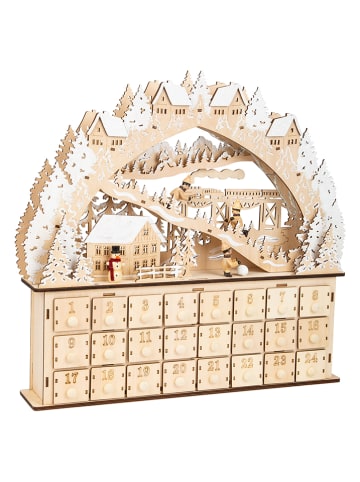 small foot LED-Adventskalender "Skivergnügen" zum Befüllen