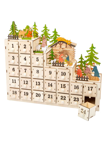 small foot Led-adventskalender "Kerststal"