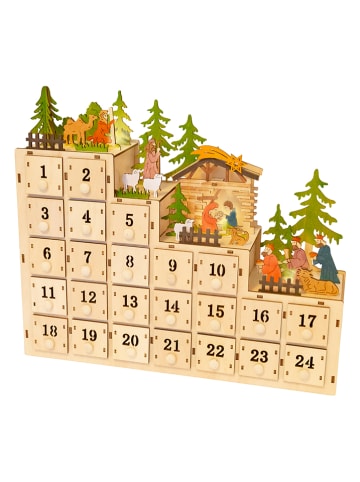 small foot LED-Adventskalender "Weihnachtskrippe" zum Befüllen