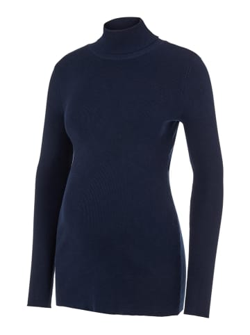 mama licious Ciążowy sweter "Jacina" w kolorze granatowym