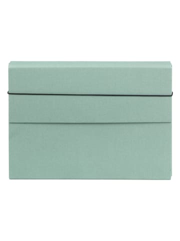 BigsoBox Sammelmappe "Olof" in Mint - (L)34,5 x (B)26 x (H)4 cm