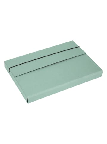 BigsoBox Sammelmappe "Olof" in Mint - (L)34,5 x (B)26 x (H)4 cm