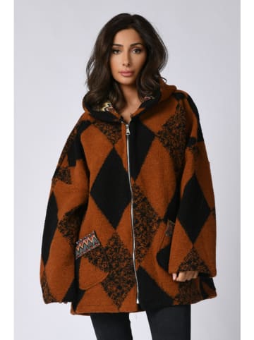Plus Size Company Tussenmantel "Jeannie" bruin
