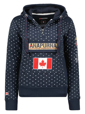 ANAPURNA Bluza "Gymcoeurana" w kolorze granatowym