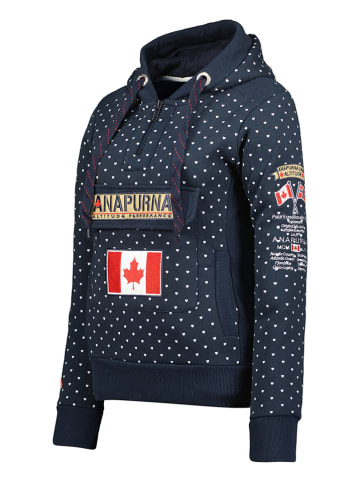 ANAPURNA Hoodie "Gymcoeurana" in Dunkelblau