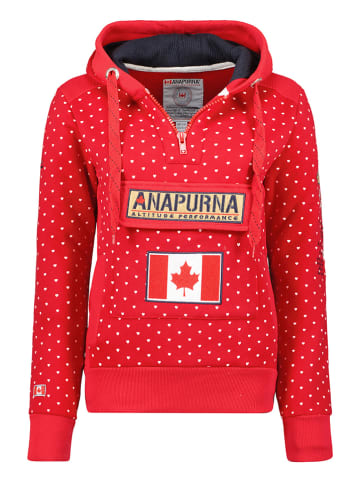 ANAPURNA Bluza "Gymcoeurana" w kolorze czerwonym