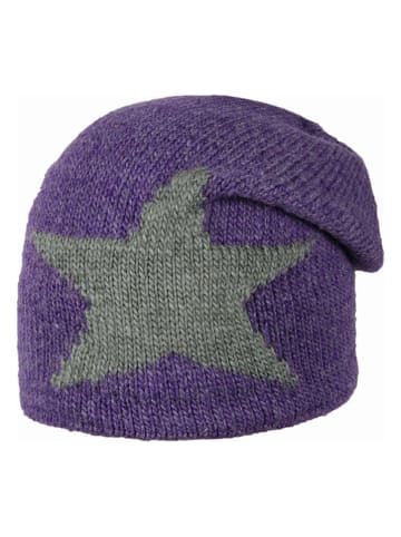 Döll Wełniana czapka w kolorze fioletowym