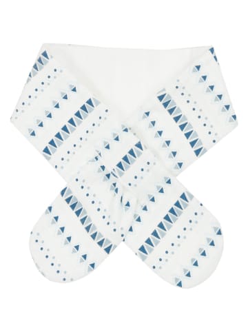 Döll Schal in Blau/ Weiß