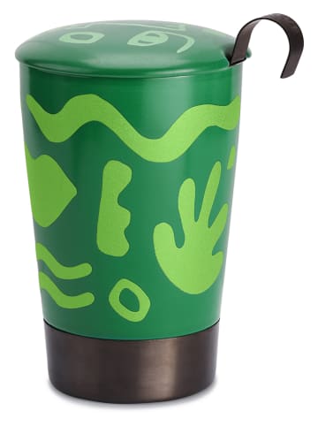 Eigenart Kubek "Teaeve - Opera" w kolorze zielonym do herbaty - 350 ml