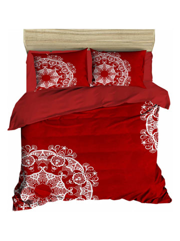 Colorful Cotton Bettwäsche-Set in Rot