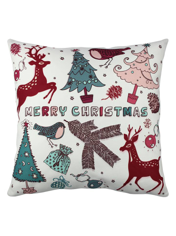 Colorful Cotton Kissen in Grün/ Rot