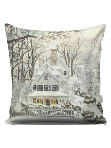 Colorful Cotton Kussen grijs