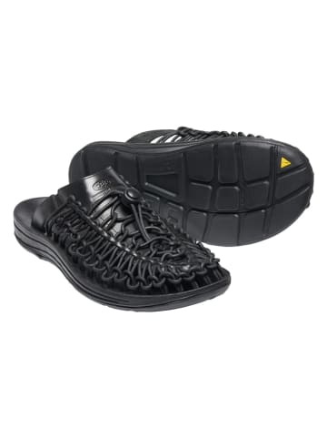 Keen Leren slippers "Uneek - Limited Edition" zwart