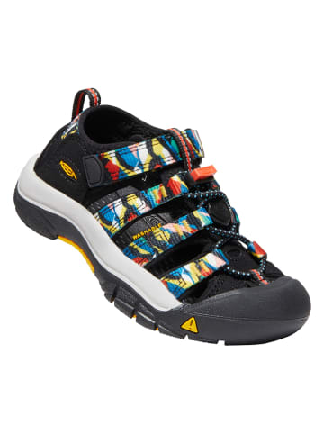 Keen Enkelsandalen "Newport" zwart/meerkleurig