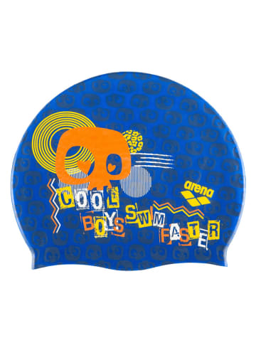 Arena Czepek pływacki "Print Jr" w kolorze niebieskim